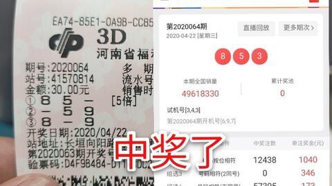 昨晚3d中奖号,幸运之神的青睐瞬间揭晓！”
